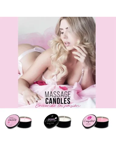 Massage candle crazy girl - 30 gr | Sexitive | Velas para masajes