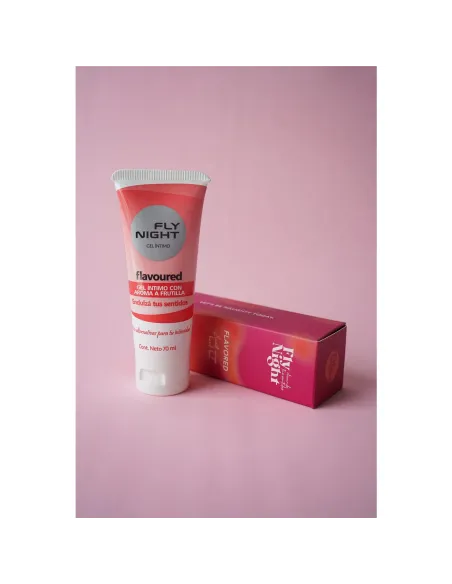 Gel intimo flavored aroma frutilla 70 ml | Fly night | Comestibles