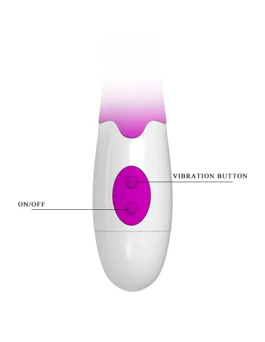 Vibrador andre 10 funciones silicona | Pretty love | Vibradores