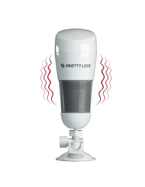 Masturbador vibrador hedy con base | Pretty love | Masturbadores
