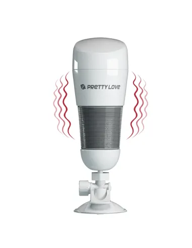 Masturbador vibrador hedy con base | Pretty love | Masturbadores