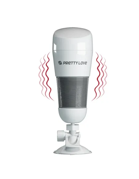 Masturbador vibrador hedy con base | Pretty love | Masturbadores
