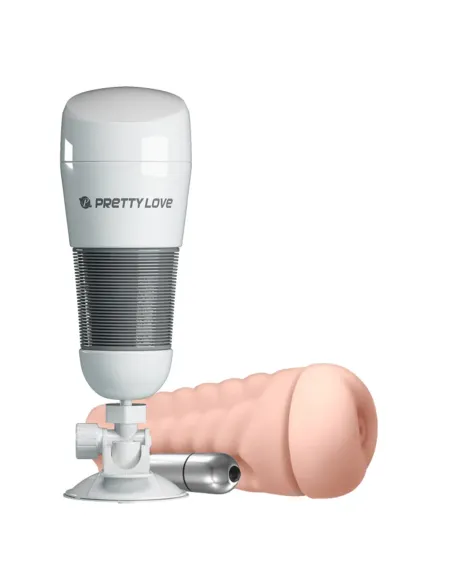 Masturbador vibrador hedy con base | Pretty love | Masturbadores