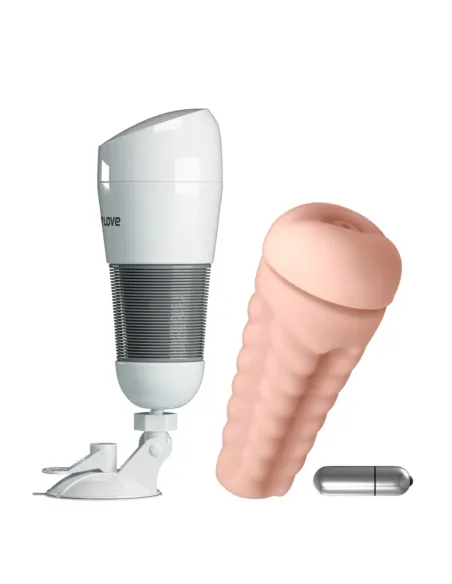 Masturbador vibrador hedy con base | Pretty love | Masturbadores