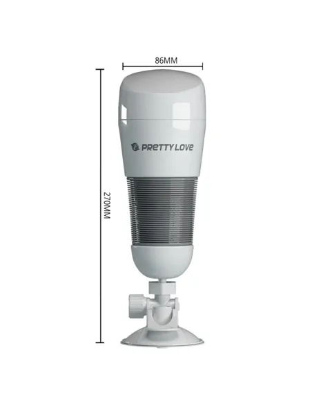 Masturbador vibrador hedy con base | Pretty love | Masturbadores