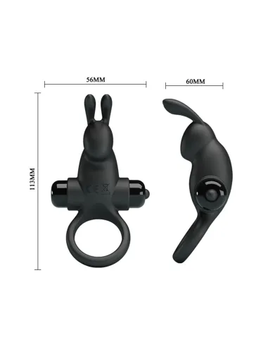 Anillo vibrador rabbit i multifuncion silicona | Pretty love | Anillos