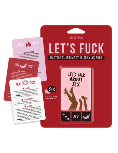 Let’s fuck juego de cartas + dados | Sexitive | Juegos eróticos