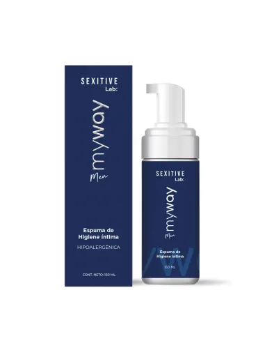 My way men - espuma de higiene intima | Sexitive | Cuidados íntimos