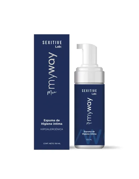 My way men - espuma de higiene intima | Sexitive | Cuidados íntimos