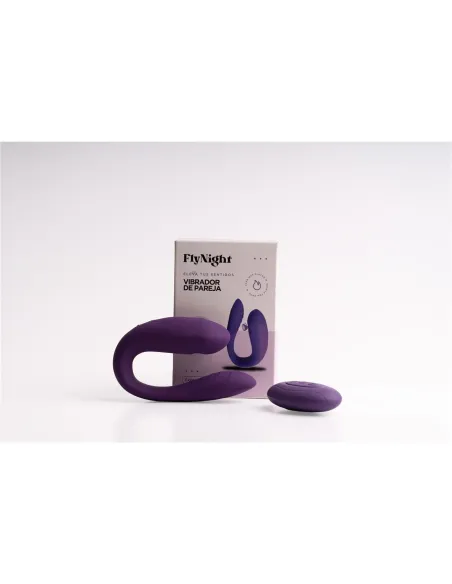 Vibrador de pareja violeta / c9003 | Fly night | Estimuladores