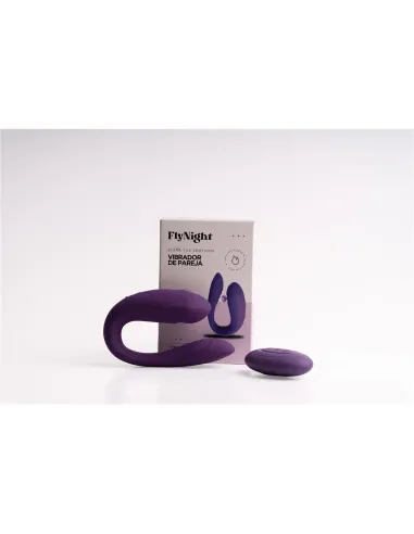 Vibrador de pareja violeta / c9003 | Fly night | Estimuladores