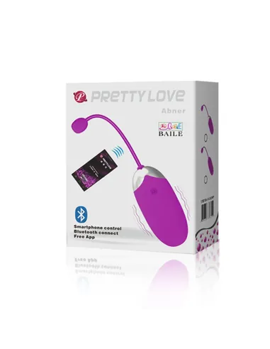 Huevo vibrador bluetooth abner 12 funciones silicona recargable usb | Pretty love | Bolas y huevos vaginales