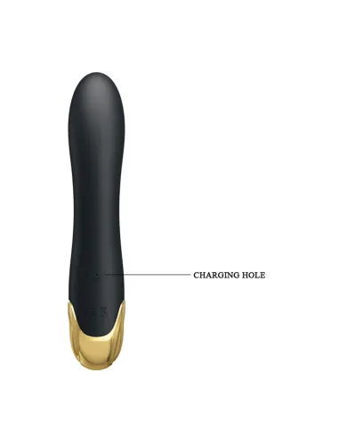 Vibrador gold royal pleasure doble estimulación con 7 funciones en silicona líquida usb recargable | Pretty love | Rabbits