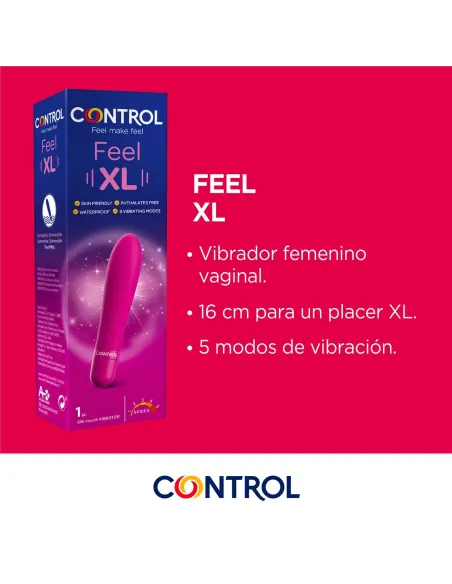 Vibrador feel xl | Control | Estimuladores clítoris