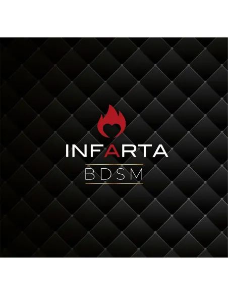 Antifaz de raso y puntillas en rojo pasión | Infarta fetish | Máscaras y antifaces