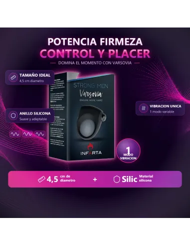Anillo vibrador varsovia color surtido | Infarta toys | Anillos