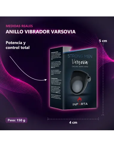 Anillo vibrador varsovia color surtido | Infarta toys | Anillos
