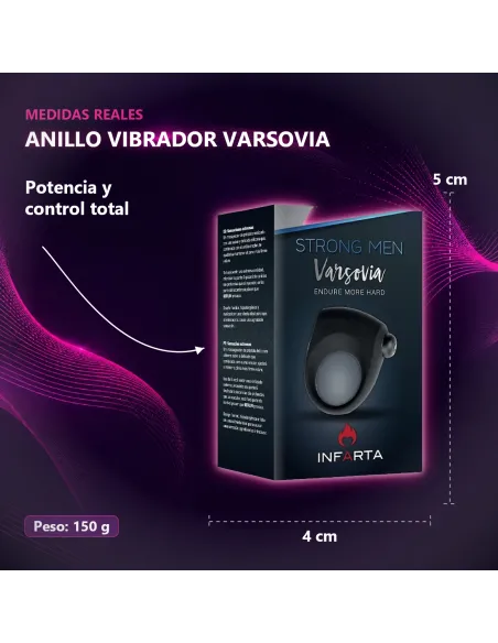Anillo vibrador varsovia color surtido | Infarta toys | Anillos