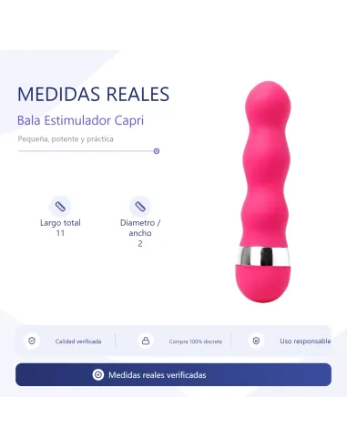 Bala estimulador clitoris capri | Infarta toys | Estimuladores clítoris