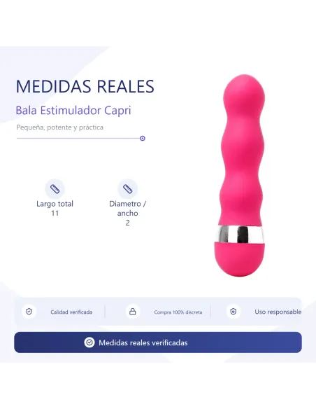 Bala estimulador clitoris capri | Infarta toys | Estimuladores clítoris