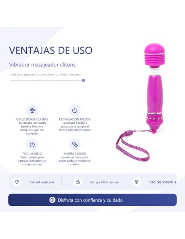 Vibrador masajeador clitoris multifuncion | Infarta toys | Estimuladores clítoris