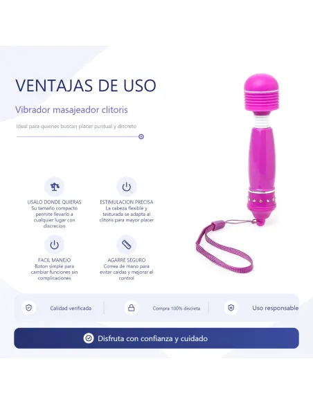 Vibrador masajeador clitoris multifuncion | Infarta toys | Estimuladores clítoris