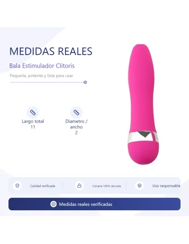 Bala estimulador clitoris milan | Infarta toys | Estimuladores clítoris