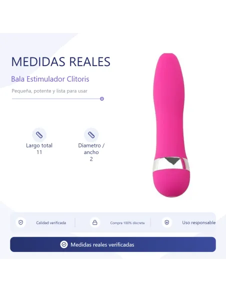 Bala estimulador clitoris milan | Infarta toys | Estimuladores clítoris