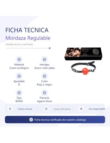 Mordaza regulable importada | Infarta toys | Mordazas