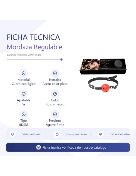 Mordaza regulable importada | Infarta toys | Mordazas