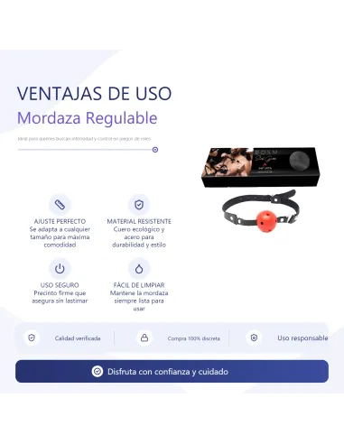 Mordaza regulable importada | Infarta toys | Mordazas