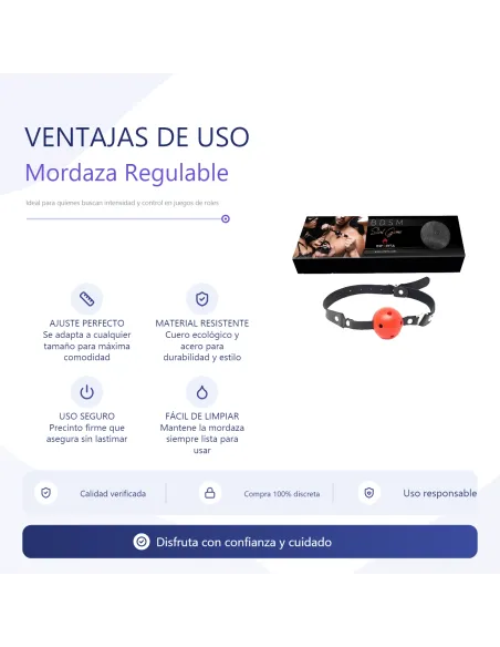 Mordaza regulable importada | Infarta toys | Mordazas