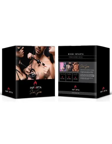 Kit bondage 7 piezas negro | Infarta toys | Kits