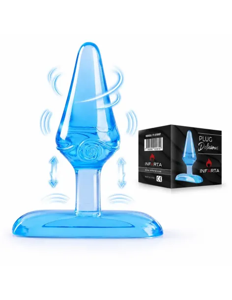 Mini plug anal 6cm blue - azul | Infarta toys | Plugs
