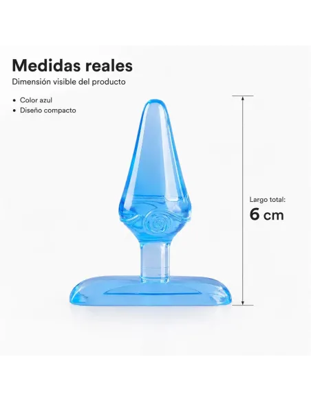 Mini plug anal 6cm blue - azul | Infarta toys | Plugs