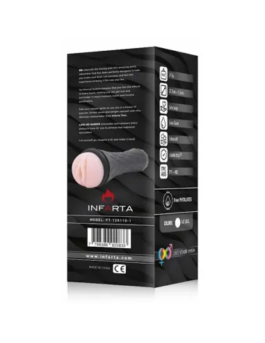 Masturbador flesh massager vagina 23x10cm | Infarta toys | Masturbadores