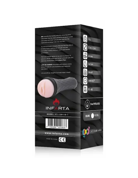 Masturbador flesh massager vagina 23x10cm | Infarta toys | Masturbadores