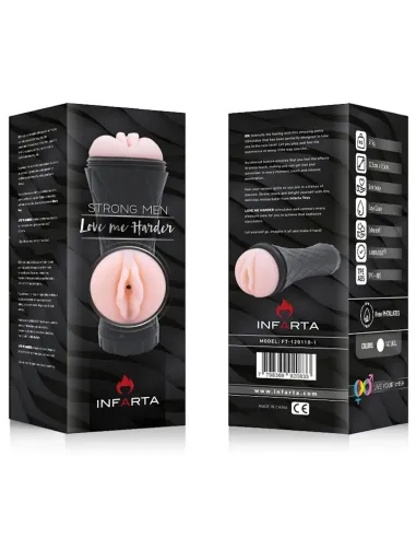 Masturbador flesh massager vagina 23x10cm | Infarta toys | Masturbadores
