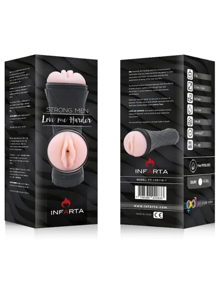 Masturbador flesh massager vagina 23x10cm | Infarta toys | Masturbadores