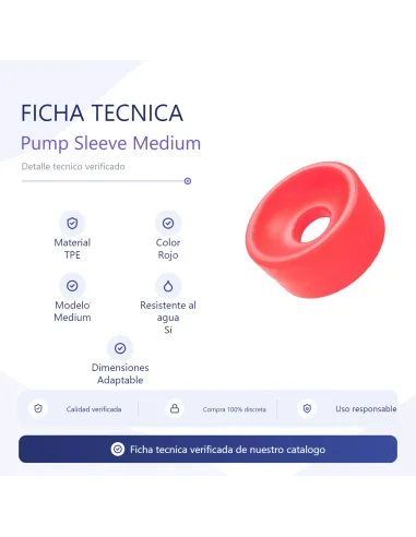 Pump sleeve medium | Infarta toys | Erectores
