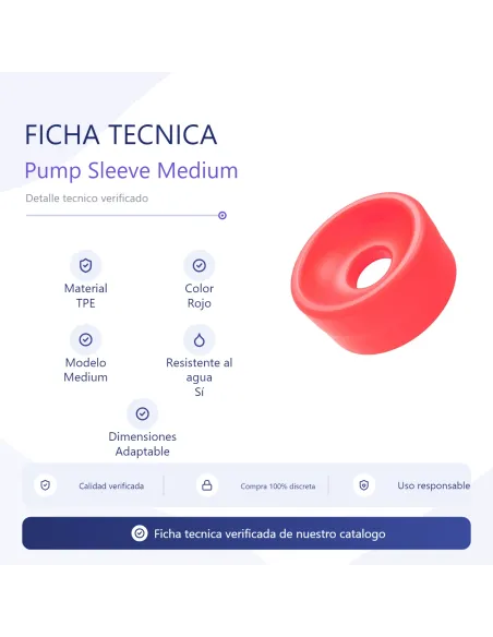 Pump sleeve medium | Infarta toys | Erectores