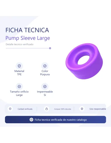Pump sleeve large | Infarta toys | Erectores