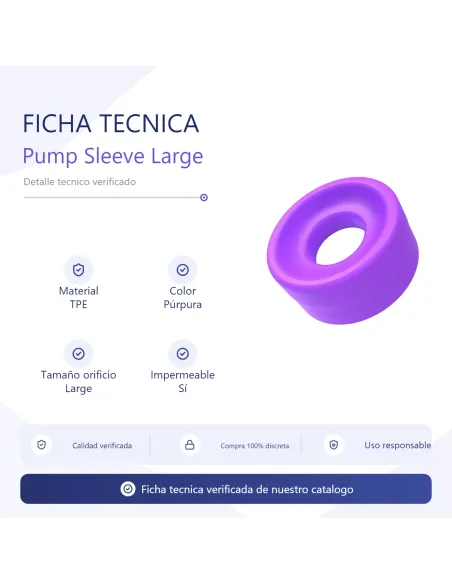 Pump sleeve large | Infarta toys | Erectores