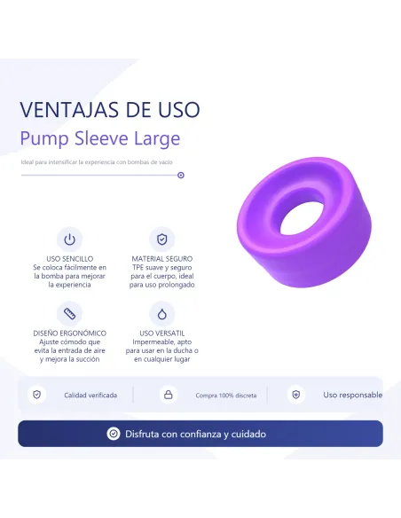 Pump sleeve large | Infarta toys | Erectores