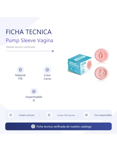 Pump sleeve vagina | Infarta toys | Erectores