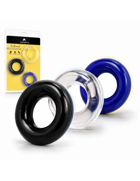 Cock rings set tribond | Infarta toys | Anillos