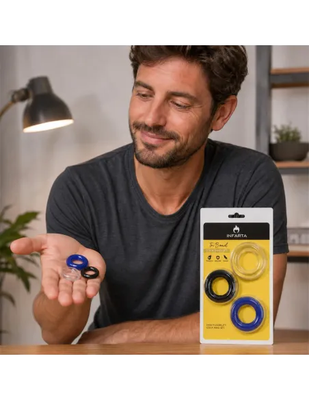 Cock rings set tribond | Infarta toys | Anillos