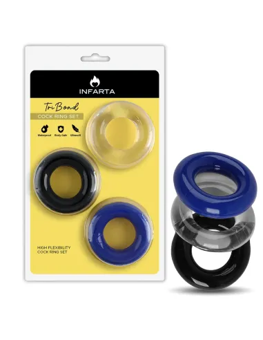 Cock rings set tribond | Infarta toys | Anillos