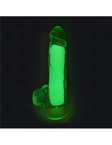 Dildo neonflux green - brilla en la oscuridad | Infarta toys | Dildos macizos