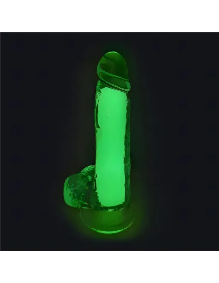 Dildo neonflux green - brilla en la oscuridad | Infarta toys | Dildos macizos